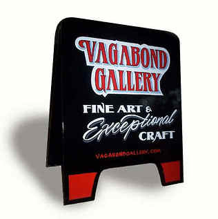 Vagabond Art Galllery A-Frame / Pin-stripping